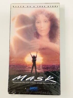 MASK 1985 VHS Movie Original Sealed ( Cher & Sam Elliott)